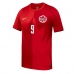 Kanada Cyle Larin #9 Hemmatröja VM 2026 Kortärmad